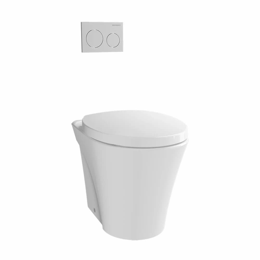 TOTO CW824NPJ WHITE AVANTE WALL FACED COMP SET