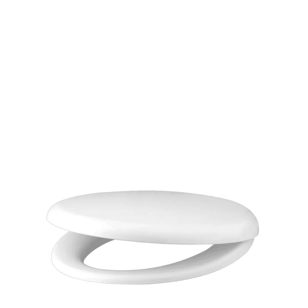 TOTO TC505 W SEAT N COVER W/ PLASTIC HINGES ROUND