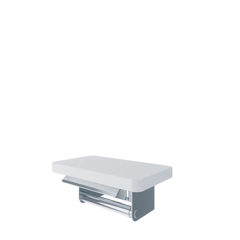 TOTO TX720MMB#BW PAPER HOLDER W/ SHELF (WHITE)