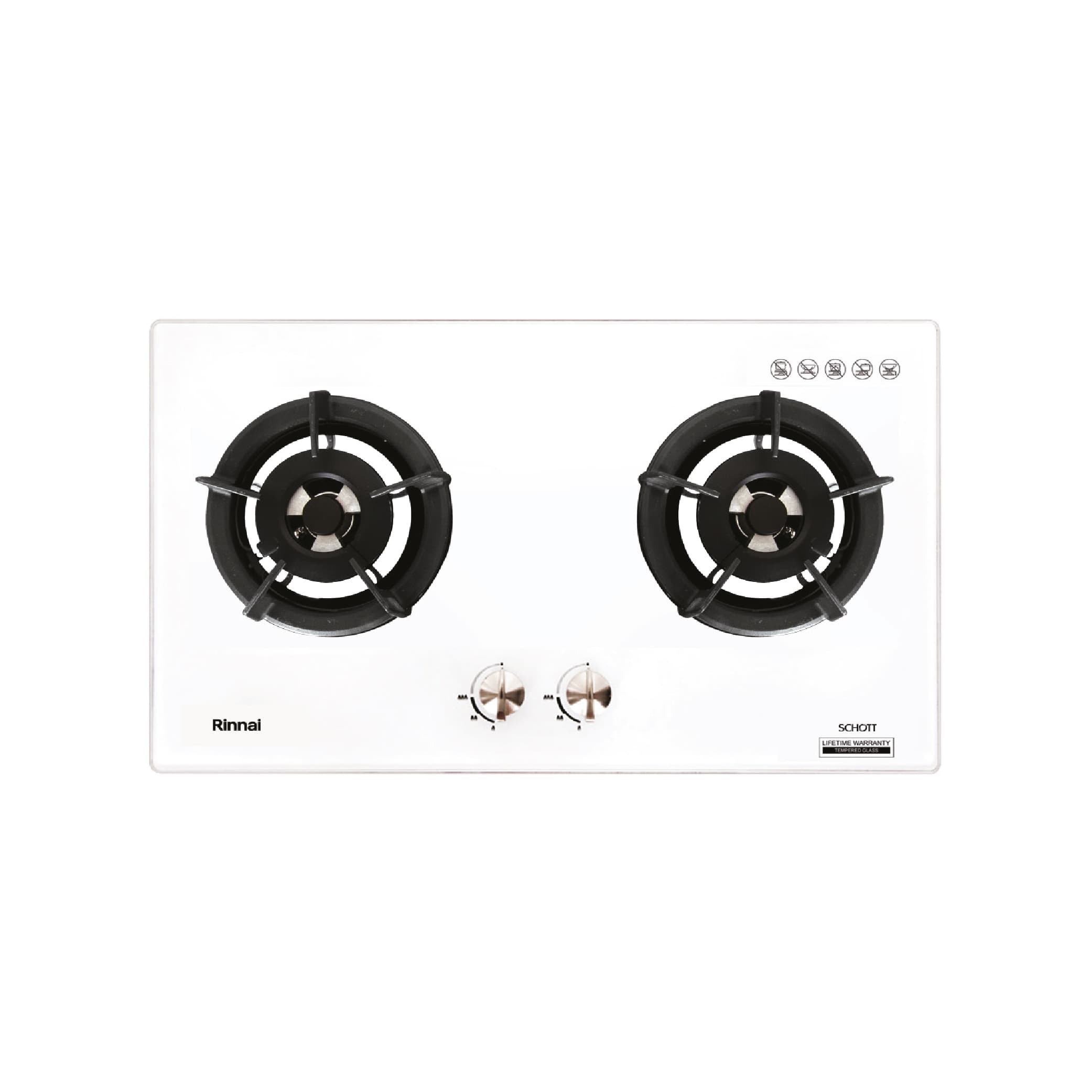 RINNAI RB-2GH-C(OW) BUILT-IN-HOB 70CM