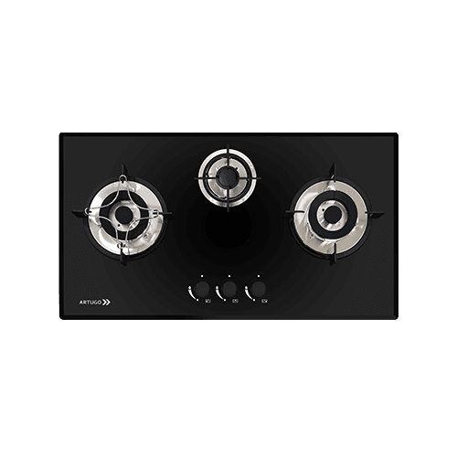 ARTUGO AH 3921 NB 90 CM 3 BURNERS