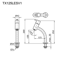 https://admin.bangunanxpress.com/storage/2307/TOTO-TX125LESV1-EGO-II-(H-=-150)-KRAN-WST-V-CHR.png color option