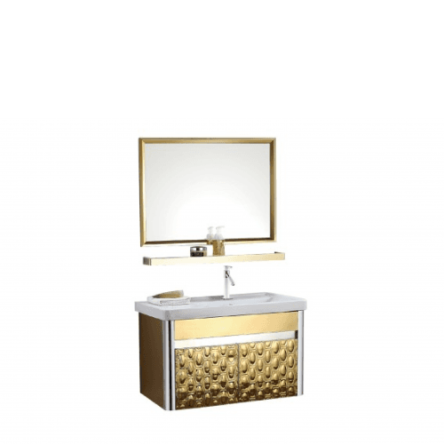 GBN8B BATHROOM CABINET GOLD