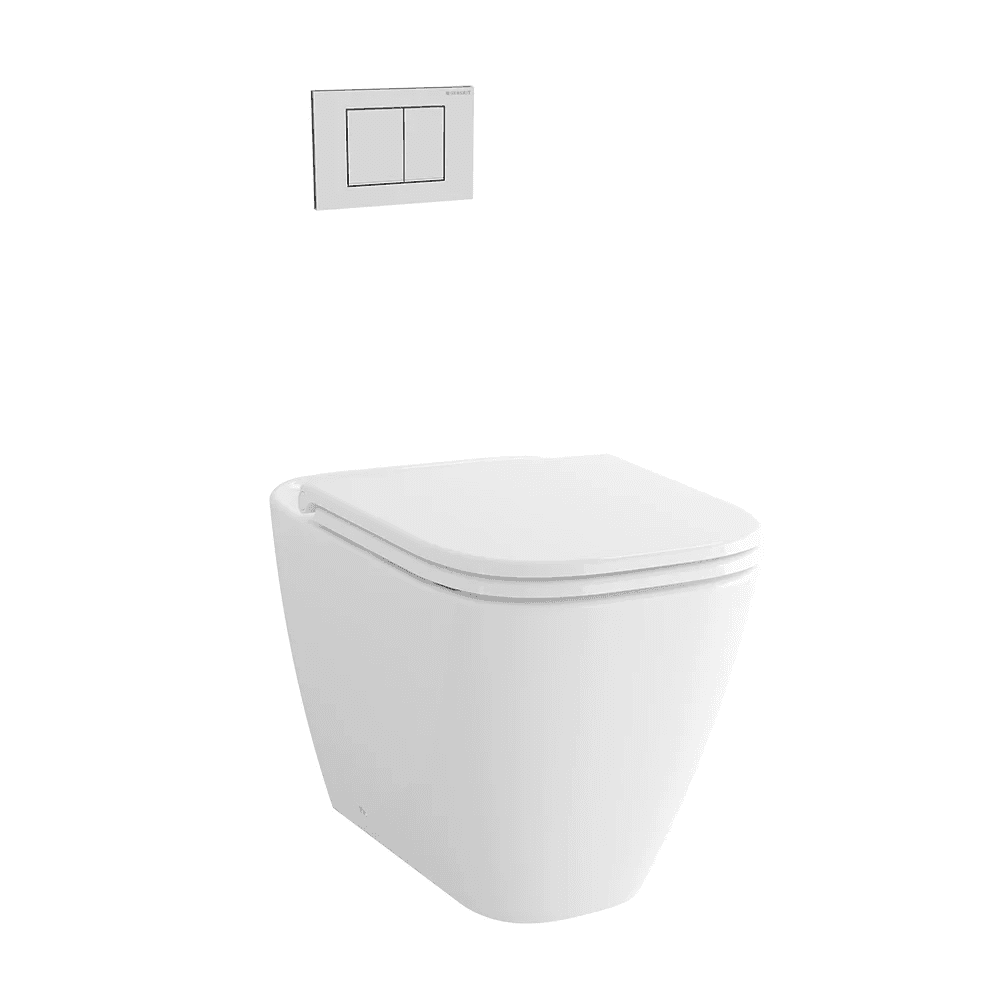 TOTO CW275PJW/F Alisei Rimless Wall Faced Toilet Bowl