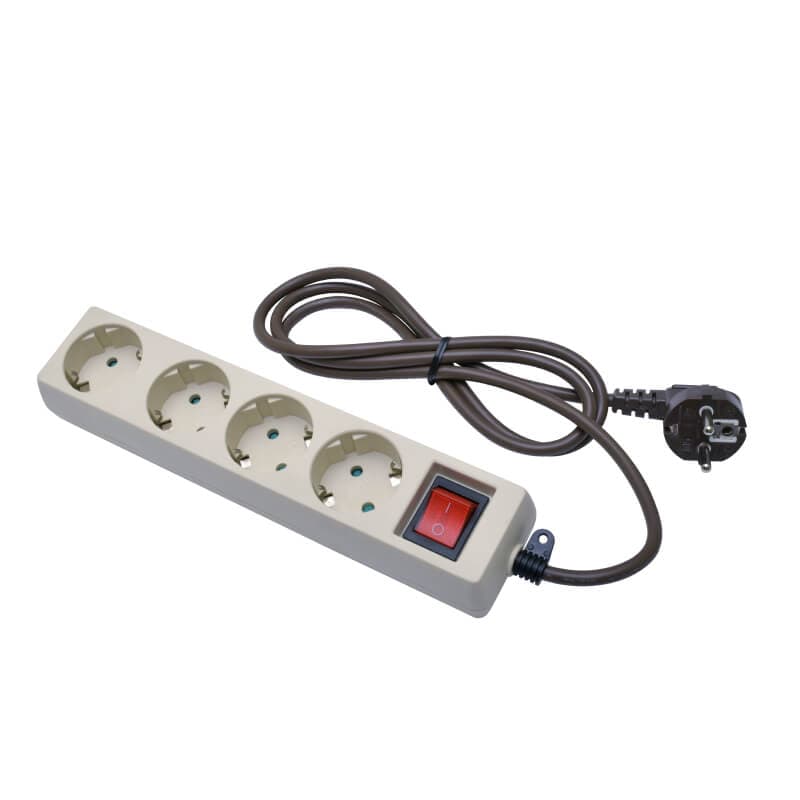 Uticon ST-1482 Stop Kontak 4 LB + 1 switched