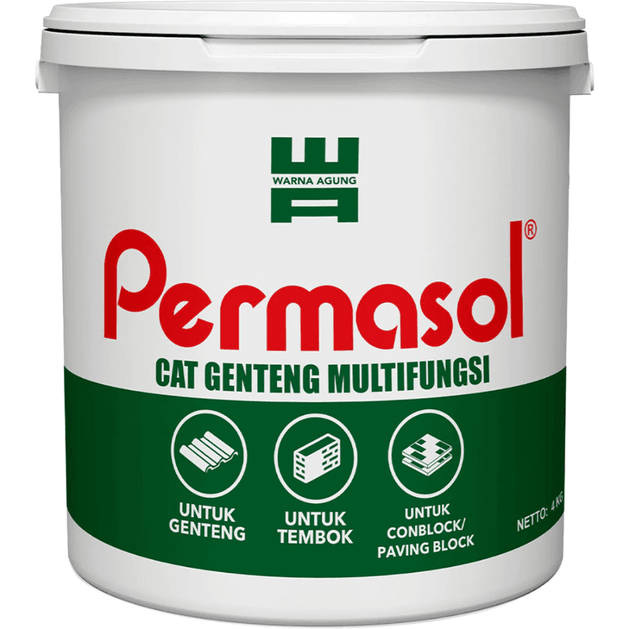 PERMASOL CAT GENTENG - PERMASOL CAT GENTENG 708 COFFEE BROWN 4KG