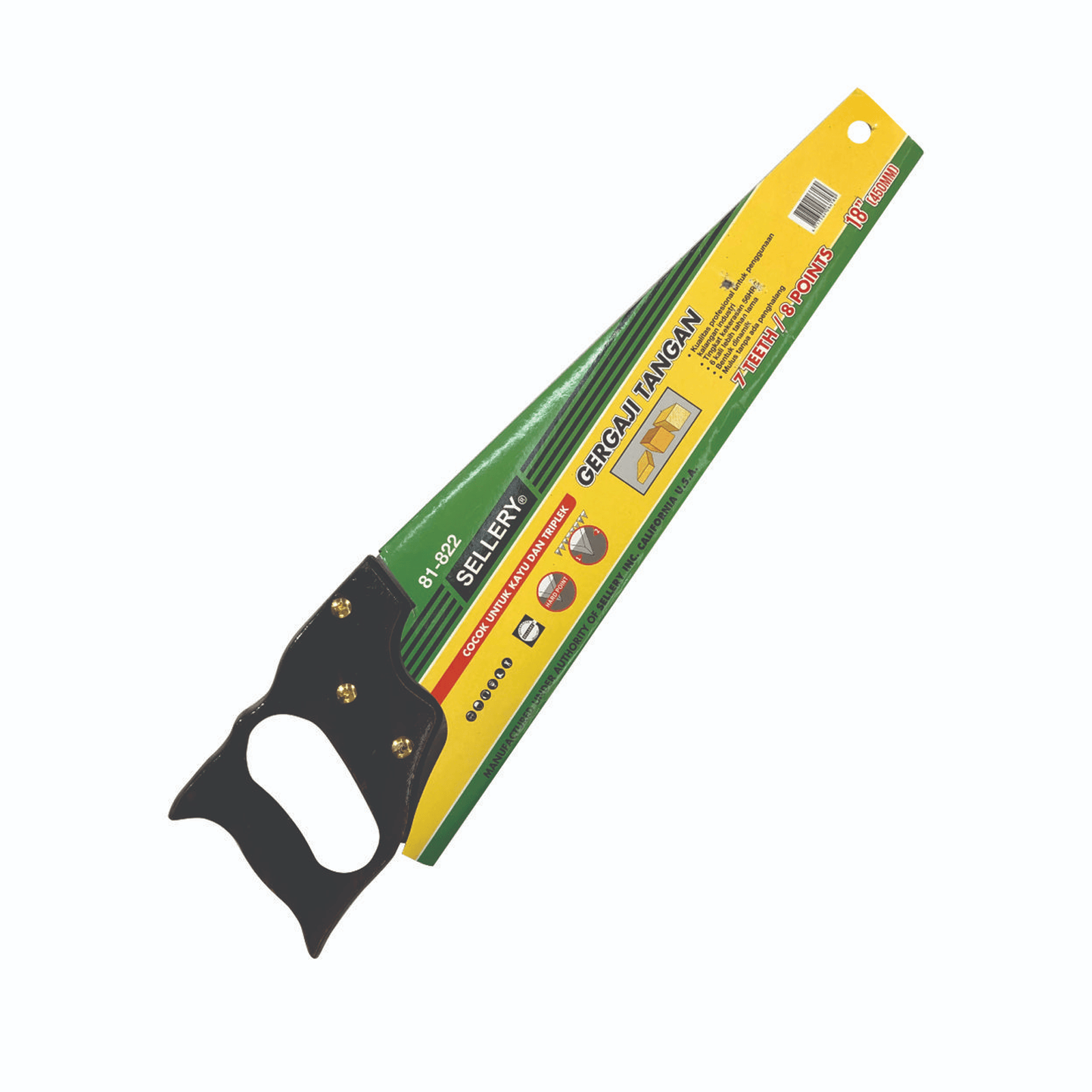 SELLERY GERGAJI KAYU 18INCH (81-822) *