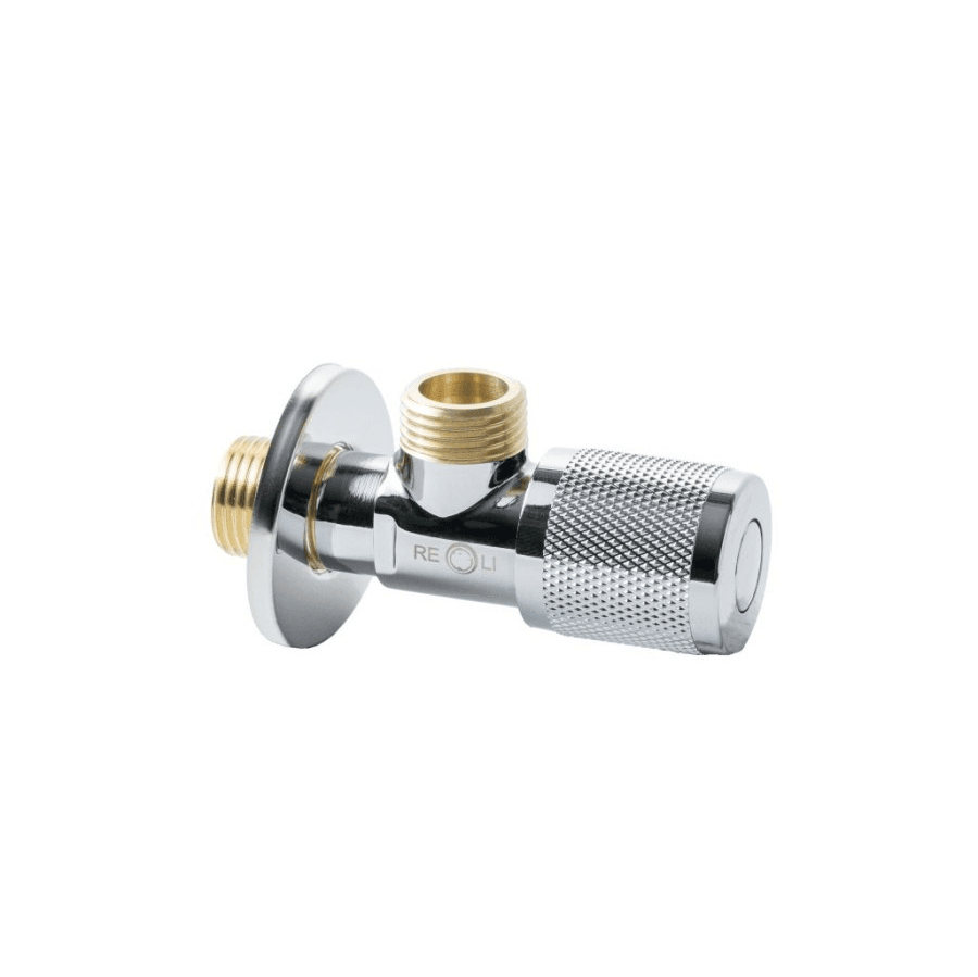REOLI RS-1901S-BR-CR Angle Valve Brass / Single Outlet / Chrome
