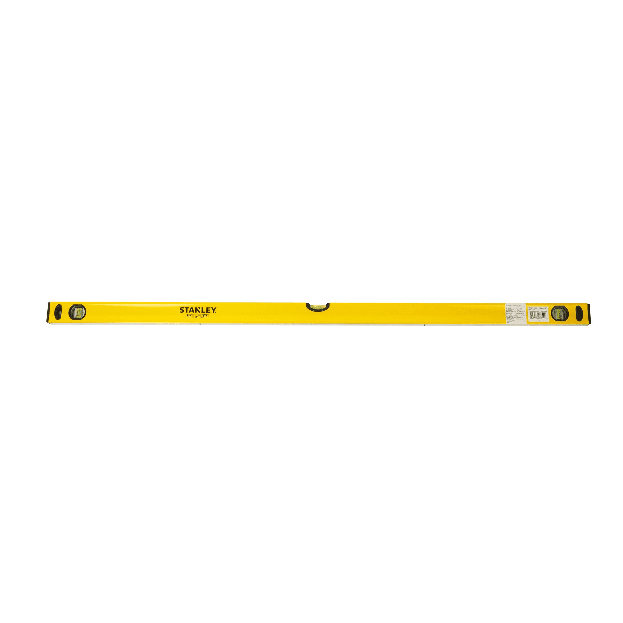 STANLEY STHT43106-8 48" / 120cm Classic Box Beam Level w/ 3 Vials - STANLEY STHT43106-8 48" / 120cm Classic Box Beam Level w/ 3 Vials