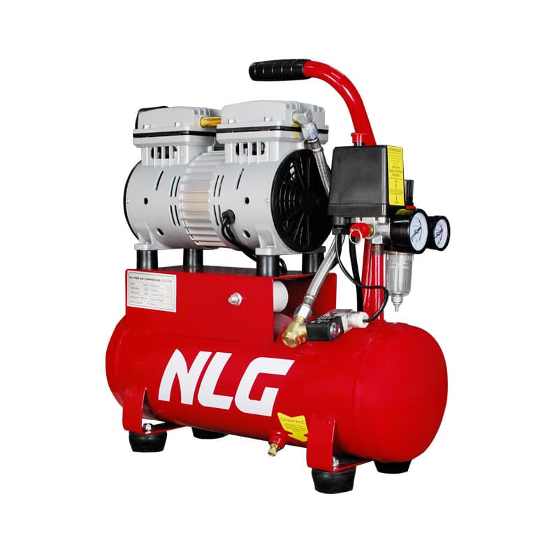 NLG OILLESS COMPRESSOR OL-0709 .0,75 HP 9 LITER - NLG OILLESS COMPRESSOR OL-0709 .0,75 HP 9 LITER